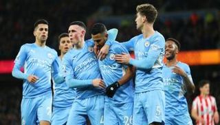 رياض محرز نجم مانشستر سيتي ضد برينتفورد