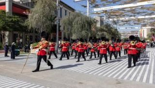 جانب من احتفالات بريطانيا باليوم الوطني في إكسبو دبي