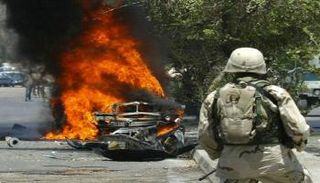 انفجار سابق استهدف رتلا للتحالف الدولي بالعراق - أرشيفية