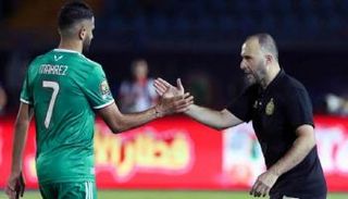 رياض محرز وجمال بلماضي