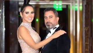 ياسمين رئيس مع زوجها هادي الباجوري