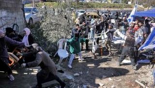 مستوطنون يقيمون خيمة على أرض عائلة سالم  بحي الشيخ جراح