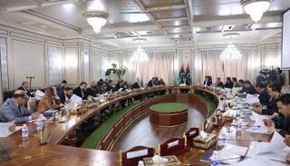 جانب من اجتماع الحكومة المنتهية ولايتها