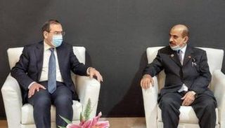 وزير البترول والثروة المعدنية المصري يلتقي رئيس شركة دراجون أويل الإماراتية