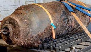 قنبلة من مخلفات الحرب العالمية (أرشيفية)