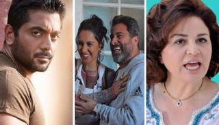 إلهام شاهين (يمين) وهادي الباجوري وياسمين رئيس وأحمد فلوكس