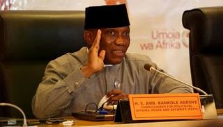 بانكول أديوي مفوض الاتحاد الأفريقي للشؤون السياسية والسلام والأمن 