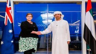 الشيخ عبدالله بن زايد آل نهيان يستقبل وزيرة خارجية أستراليا