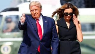 ترامب وزوجته ميلانيا