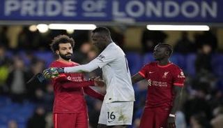 محمد صلاح وساديو ماني وإدوارد ميندي