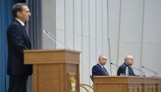 نظرة حادة عمرها سنوات من بوتين لرئيس مخابراته - أرشيفية