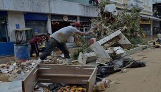 جانب من الدمار الذي خلّفته الفيضانات في البرازيل- أرشيفية