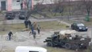 دوي إطلاق نار بالقرب من منطقة حكومية في كييف