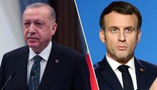 الرئيسان التركي والفرنسي