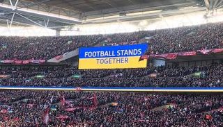 دعم أوكرانيا في ملعب ويمبلي 