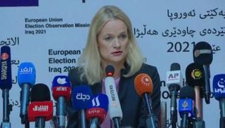 رئيس الراصدين في بعثة الاتحاد الأوربي فيولا كرامون