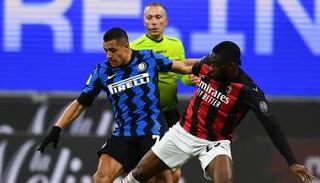 مباراة ميلان وإنتر ميلان في كأس إيطاليا