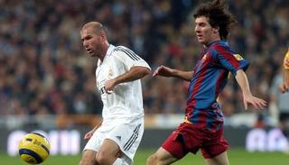 ليونيل ميسي وزين الدين زيدان