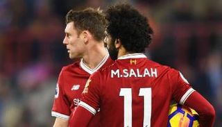 محمد صلاح وجيمس ميلنر