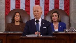 الرئيس الأمريكي خلال خطاب حالة الاتحاد