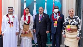 جانب من احتفال مملكة تونغا بعيدها الوطني
