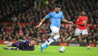 رياض محرز ضد مانشستر يونايتد