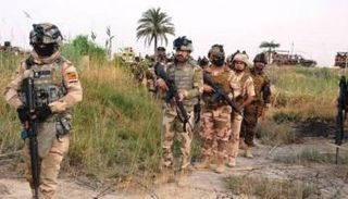 قوة من الجيش العراقي خلال مهمة أمنية
