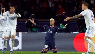 ريال مدريد وباريس سان جيرمان في دوري أبطال أوروبا