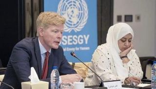 جانب من مشاورات الامم المتحدة في الأردن في يومها الثاني