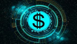 رمز تعبيري للدولار الرقمي