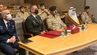 جانب من زيارة رئيس أركان الجيش الإسرائيلي للبحرين