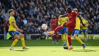 من مباراة ليفربول ضد برايتون في الدوري الإنجليزي
