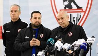 من المؤتمر الصحفي لتقديم فيريرا