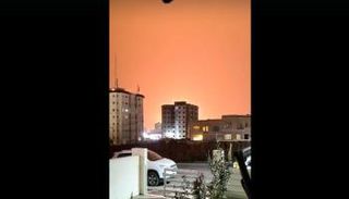 الانفجارات تنير سماء مدينة أربيل بكردستان العراق