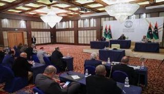 جانب من جلسة ما يعرف بـ"مجلس الدولة" اليوم