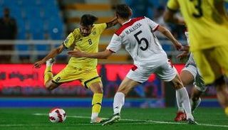 من مباراة التعاون السعودي والجيش السوري في دوري أبطال آسيا