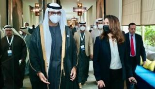 الدكتور سلطان بن أحمد الجابر وليلى بنعلي