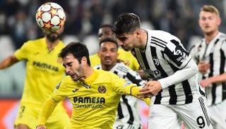 من مباراة يوفنتوس وفياريال في دوري أبطال أوروبا