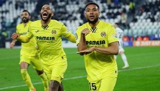 من مباراة يوفنتوس وفياريال في دوري أبطال أوروبا