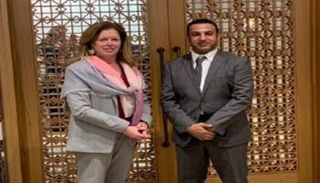 المستشارة الأممية والسفير الإماراتي في ليبيا