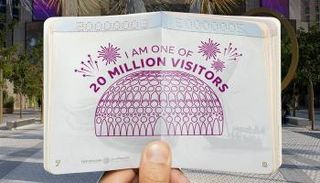 ختم جواز سفر إكسبو 2020 دبي الحصري