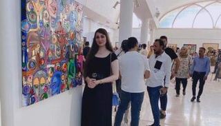 الفنانة التشكيلية نور علاء الدين