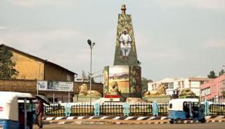 تمثال لملك أباجفار بمدينة جيما التاريخية