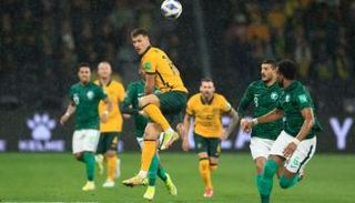 من مواجهة المنتخب السعودي ضد أستراليا