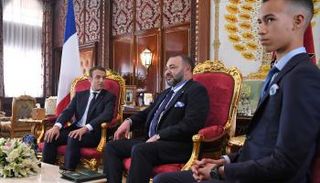 محمد السادس ملك المغرب وإيمانويل ماكرون رئيس فرنسا - أرشيفية