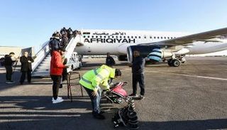 أحد رحلات الطيران الليبي الداخلية - أرشيفية