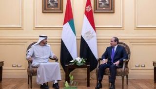 جانب من القمة المصرية الإماراتية بمدينة شرم الشيخ