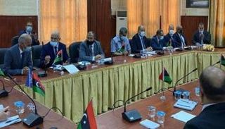 أحد اجتماعات اللجنة العسكرية الليبية المشتركة (أرشيفية)