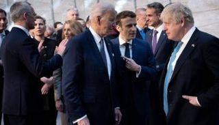 الرئيس الأمريكي جو بايدن والحلفاء الأوروبيين