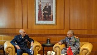 جانب من لقاءات القادة العسكريين الإسرائيليين والمغاربة